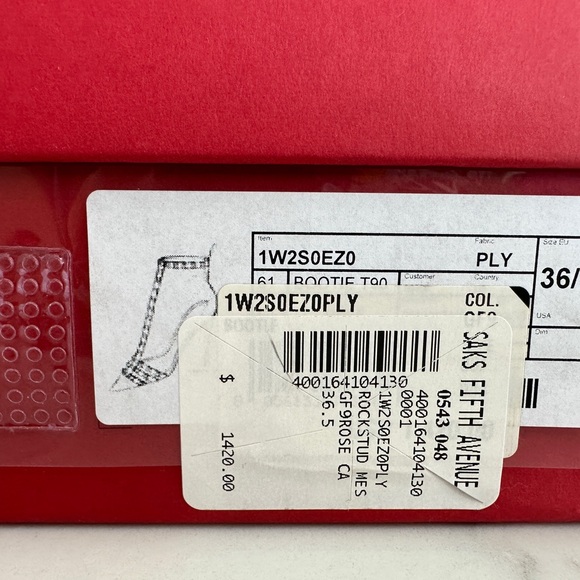 Valentino Garavani Alcove Mesh Rockstud Booties - Picture 11 of 11